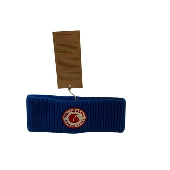 Fjallraven 1960 Logo Merino Wool Headband Alpine Blue Unisex NWT – Warm Rib Knit main image 2